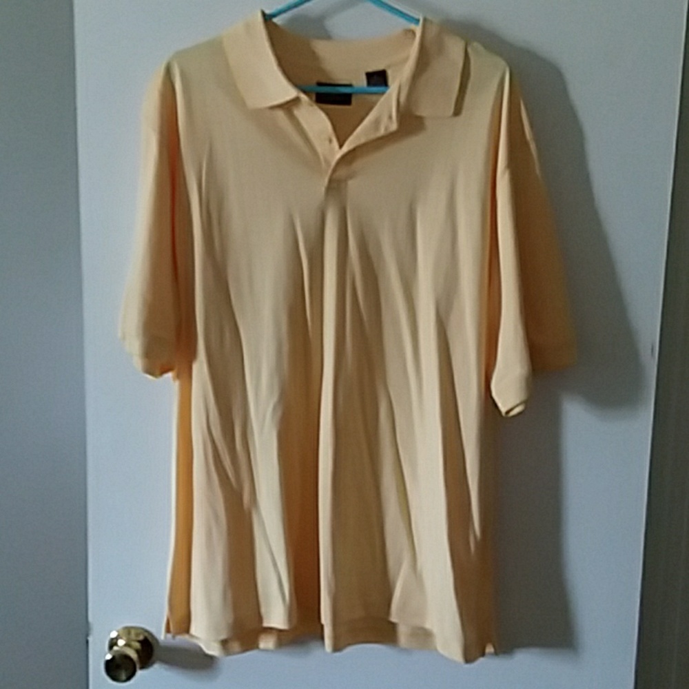 Men's Haggar Yellow Polo Shirt